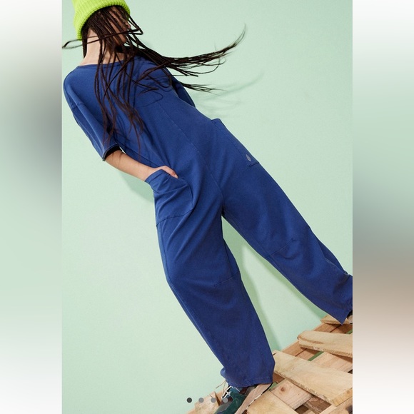 NWT Free People Movement Hot Shot Tee Onesie in Black Grape - Picture 6 of 7